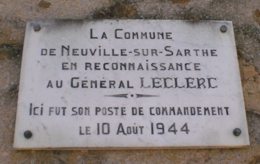 Plaque général Leclerc